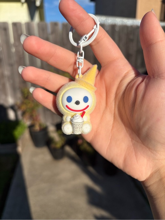 Sanrio Accessories - Jack In the Box Jibbi Keychain - Buttery Yellow
